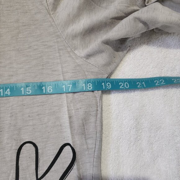 NWOT Disney Minnie Mouse Long Sleeve Hooded Thin Shirt L 11-13 - Picture 4 of 5